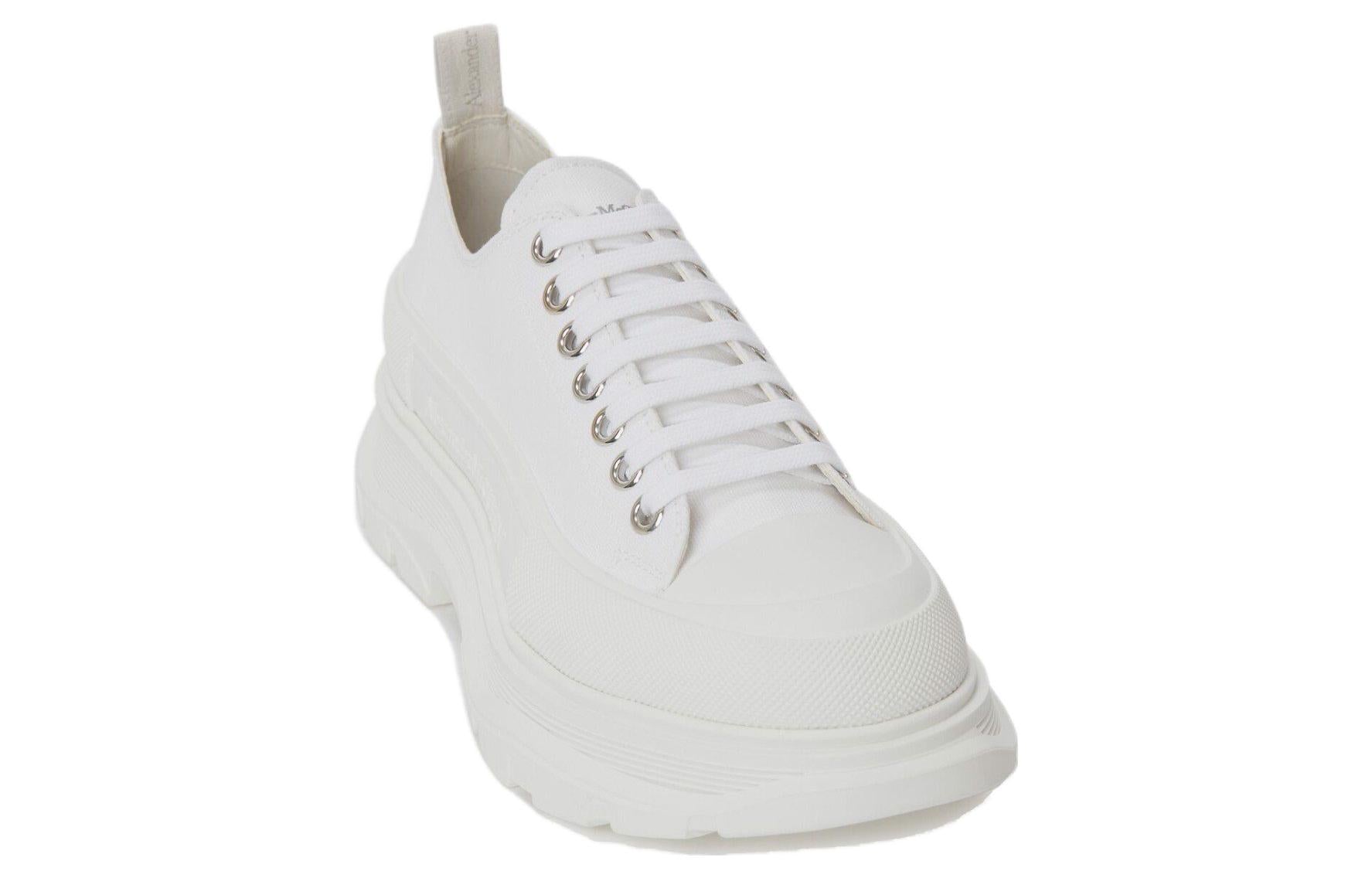 Alexander McQueen Tread Slick Low Lace Up White FW21