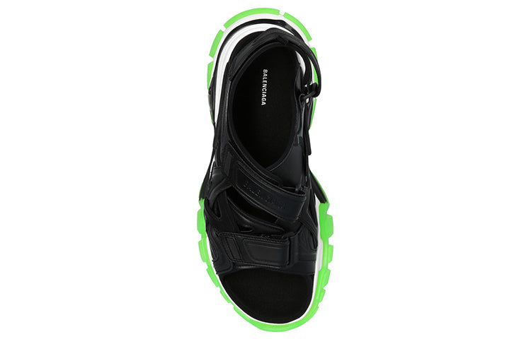 Balenciaga Track Sandal Black White Green