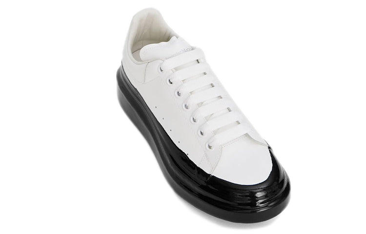 Alexander McQueen Oversized Paint Dipped White Black
