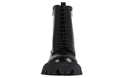 Balenciaga Tractor 20mm Zip Up Boot Black