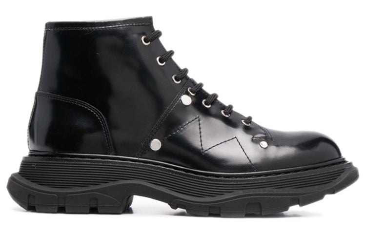 Alexander Mcqueen Leather Ankle Boot Black (Women's)