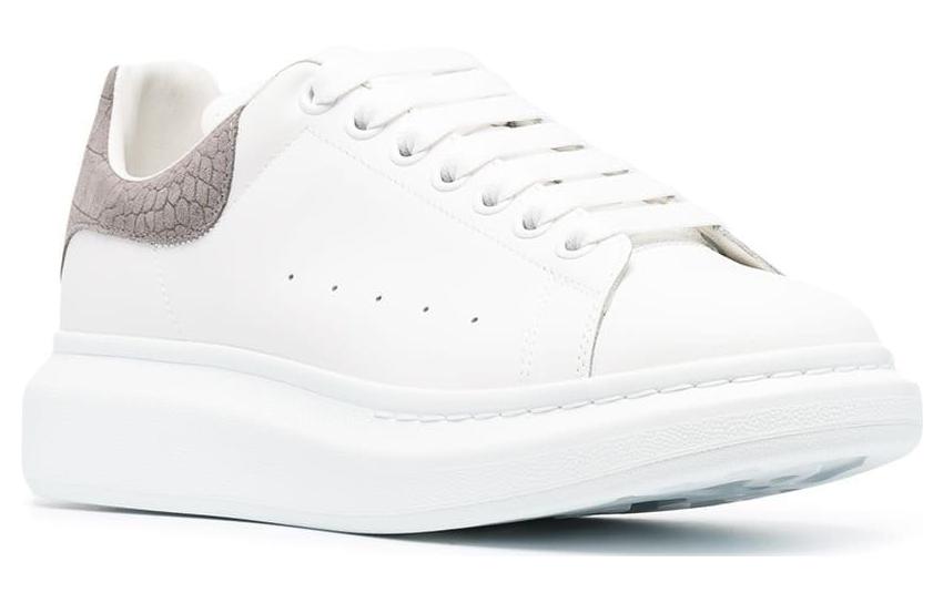 Alexander McQueen Oversized Lead Croc Suede