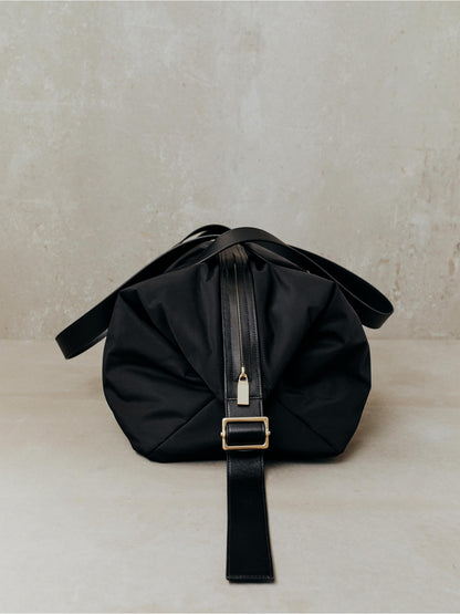 Essentials Nylon Belted Duffle Black
