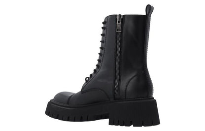 Balenciaga Tractor Zip Up Combat Boot Black (Women's)