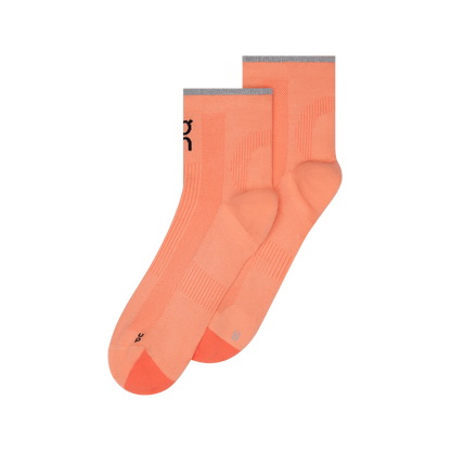 On Elite Run Sock Mid Sunstone | Reef