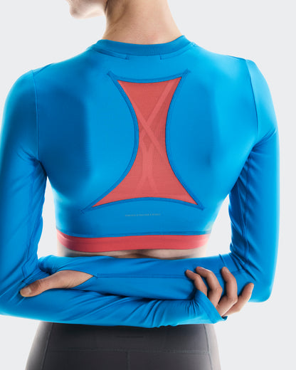 On Train Long Sleeve Crop Malibu (Women's)