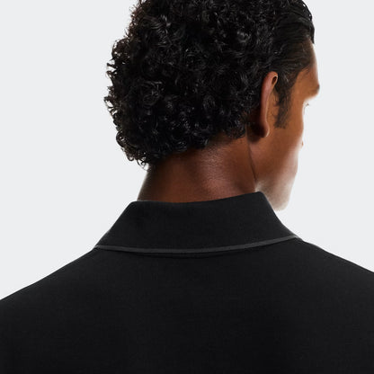 On Courtside Long-T Polo Black | Eclipse