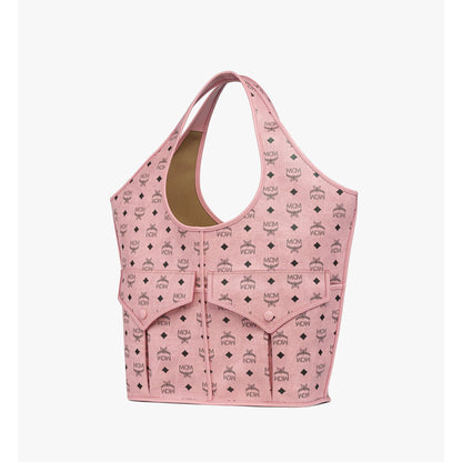 MCM X-Large Leni Shopper in Visetos