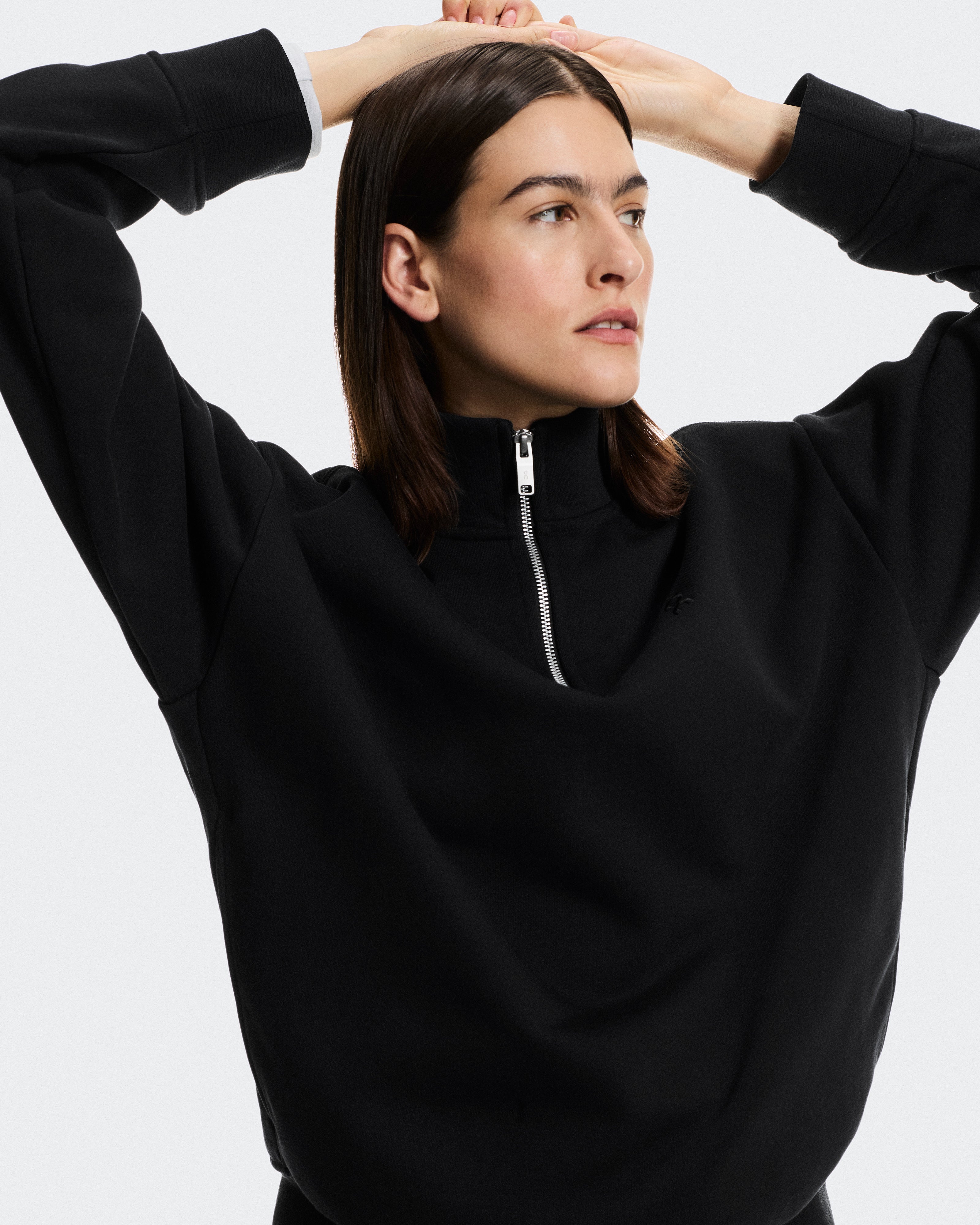 On Club Collective 1/4 Zip Black (Women'S)