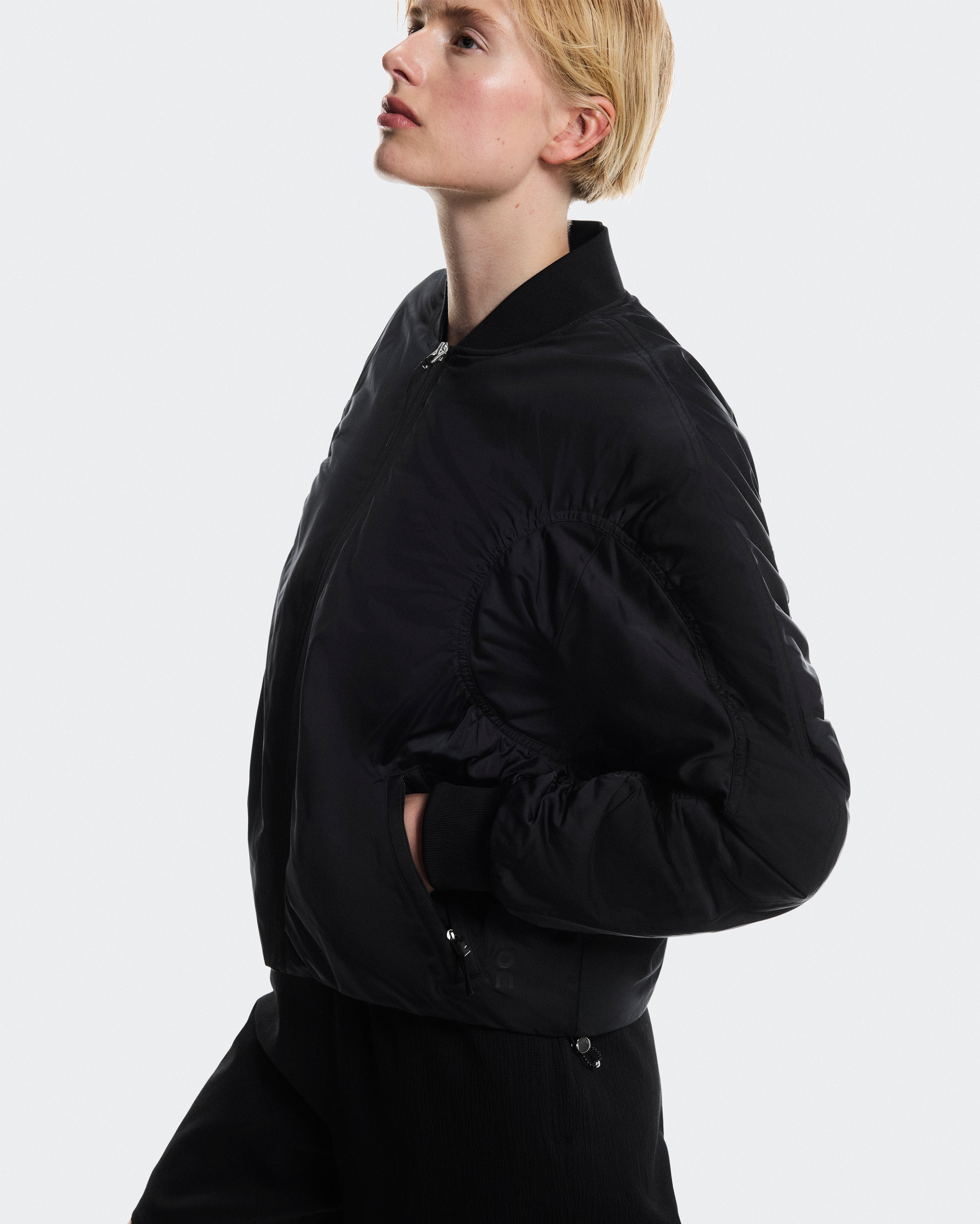 On Bomber Jacket Black (Women'S)