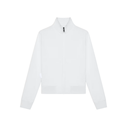 On Courtside Full Zip Ldn White (Women'S)