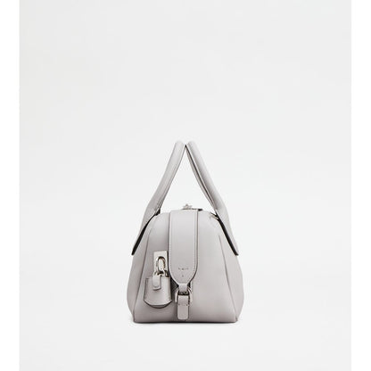 Tods Darsena In Leather Small Grey