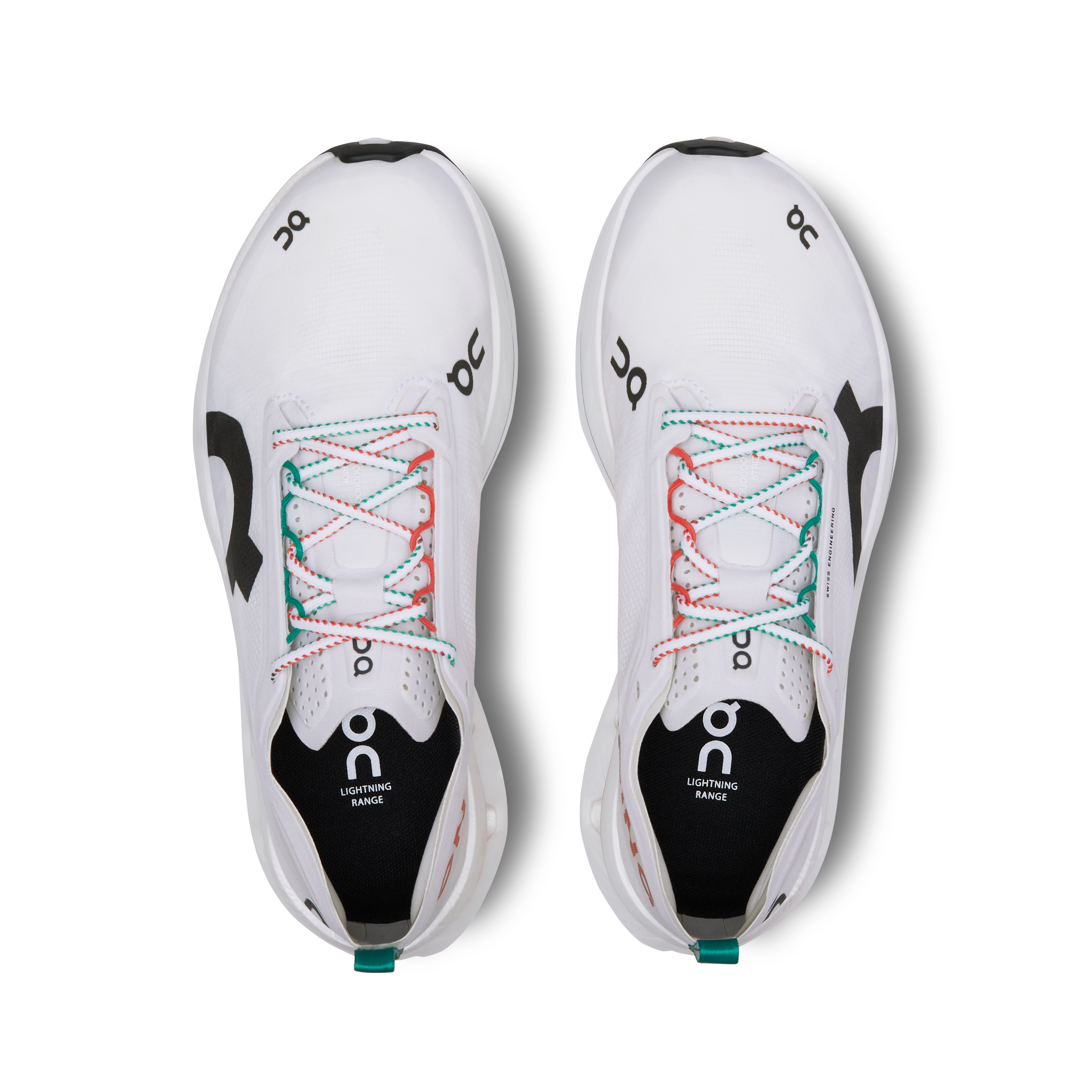 on running cloudboom zon runninge white flame (women's)