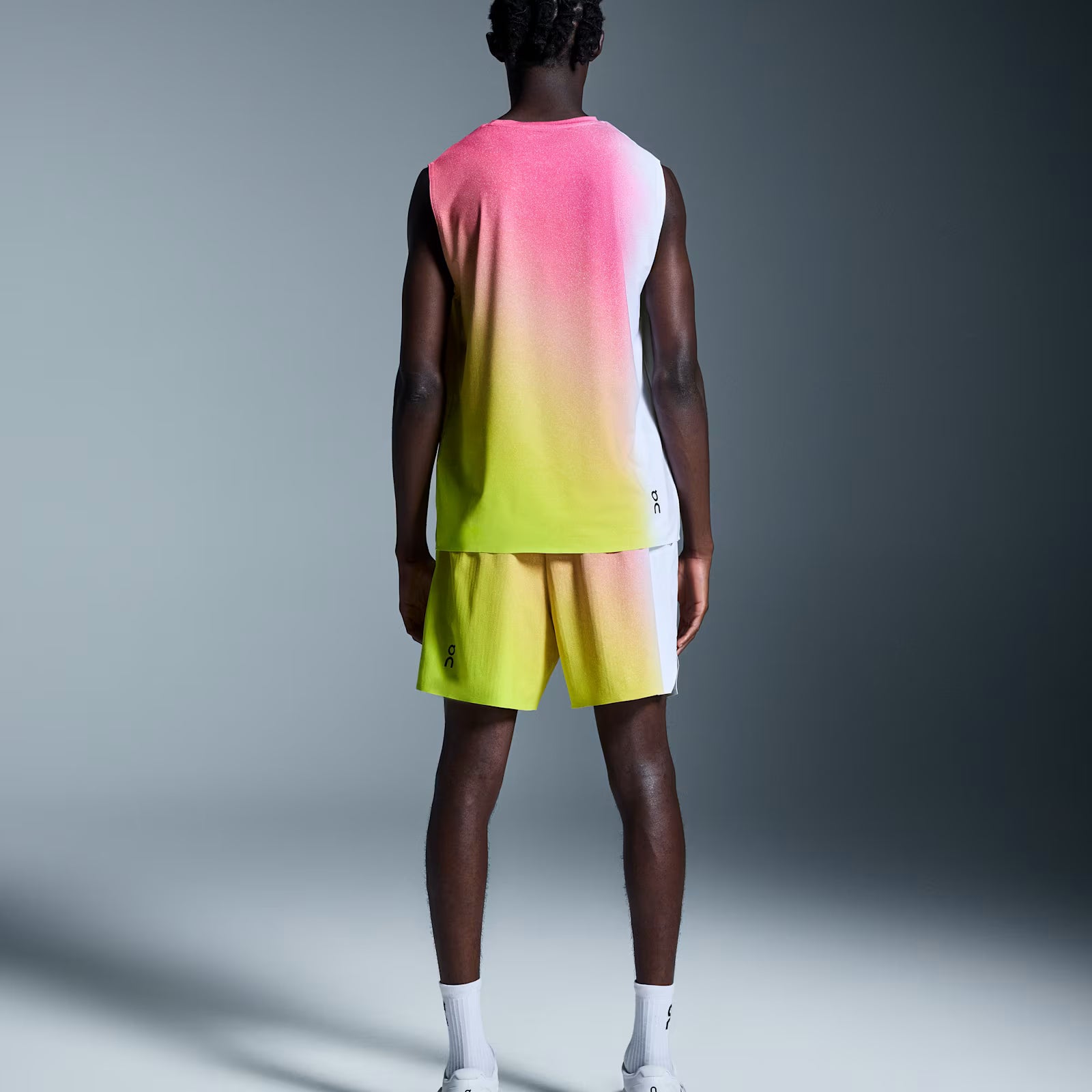 On Court Shorts White | Lime