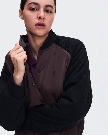 On Courtside Bomber Mulberry | Black (Women'S)