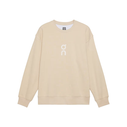 On Club Crew Graphic Silver