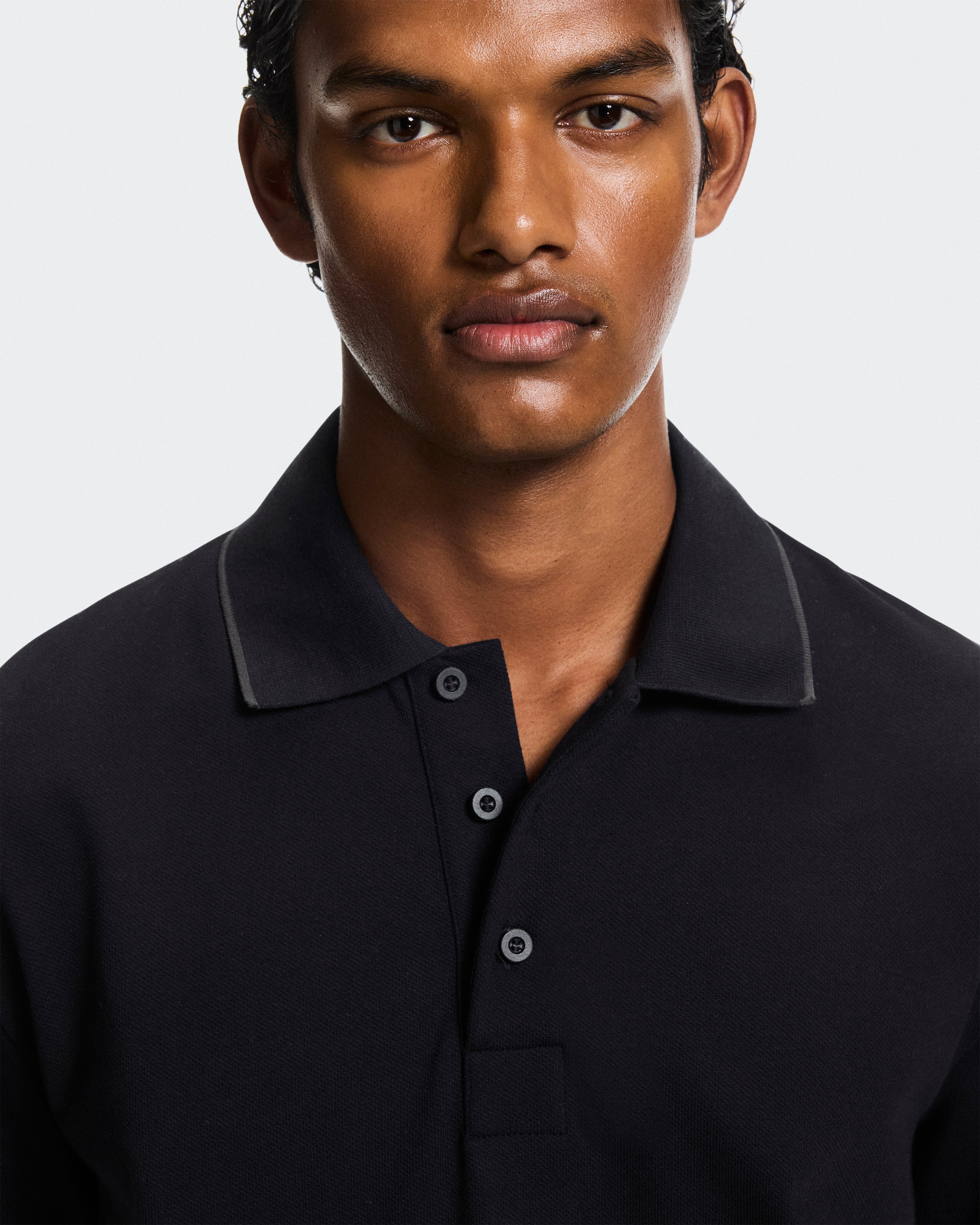 On Courtside Polo Black | Eclipse