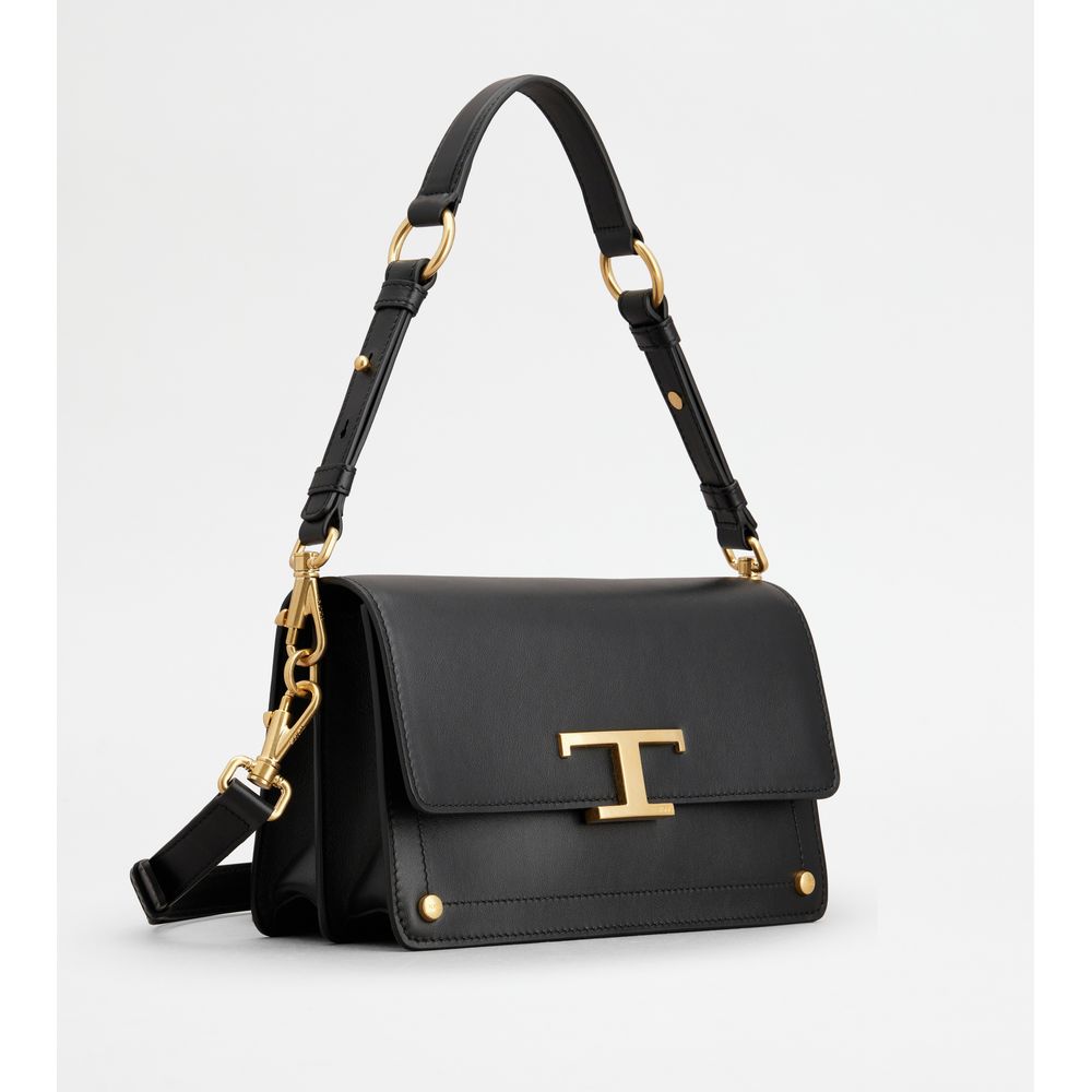 Tods Shoulder Bag Mini Black