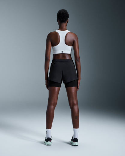 On Pace Bra Undyed-White | Black (Women'S)