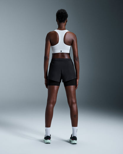 On Pace Bra Undyed-White | Black (Women'S)