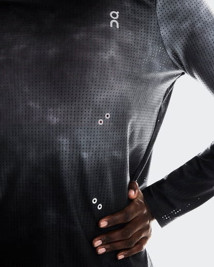 On Pace Mesh Long-T Black (Women'S)