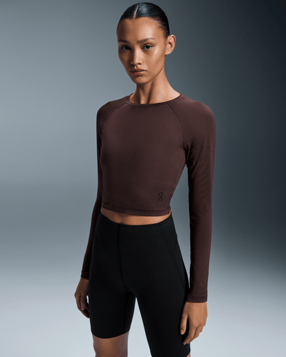 On Movement Long-T Crop Mulberry (Women'S)