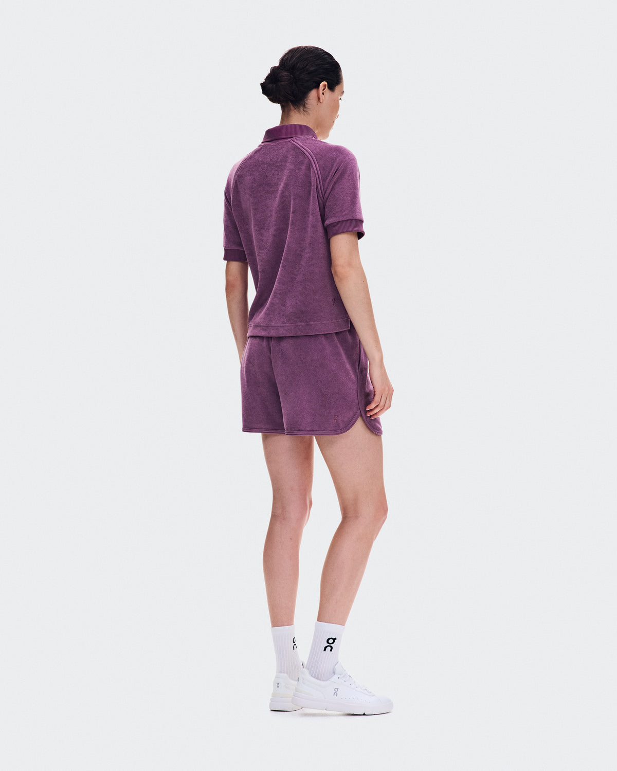 On Courtside Polo Terry Cassis (Women'S)