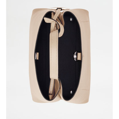 Tods Bag In Leather Mini Off White