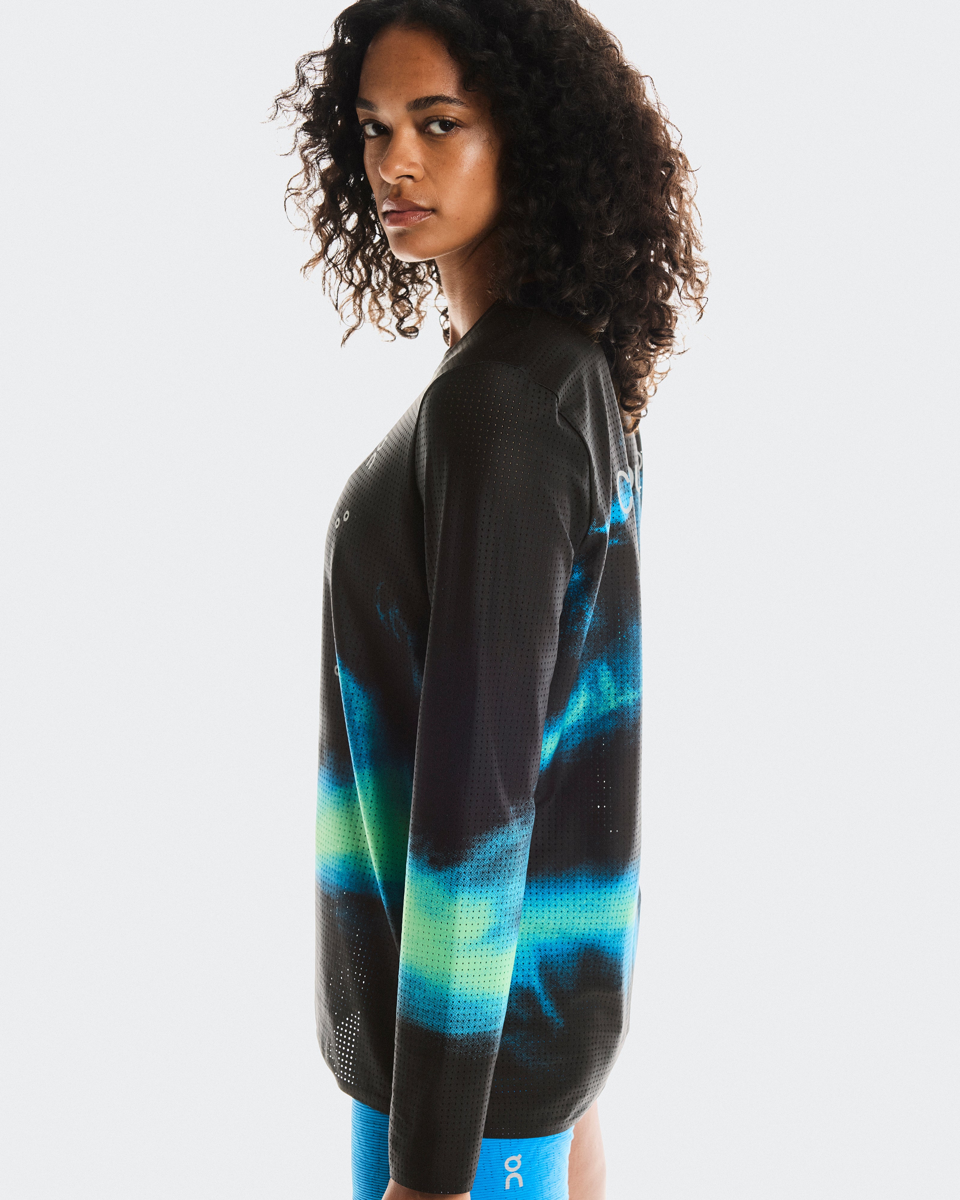 On Pace Mesh Long-T Black | Horizon (Women'S)
