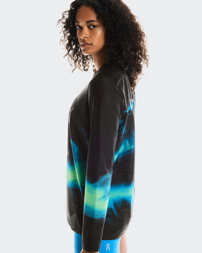 On Pace Mesh Long-T Black | Horizon (Women'S)