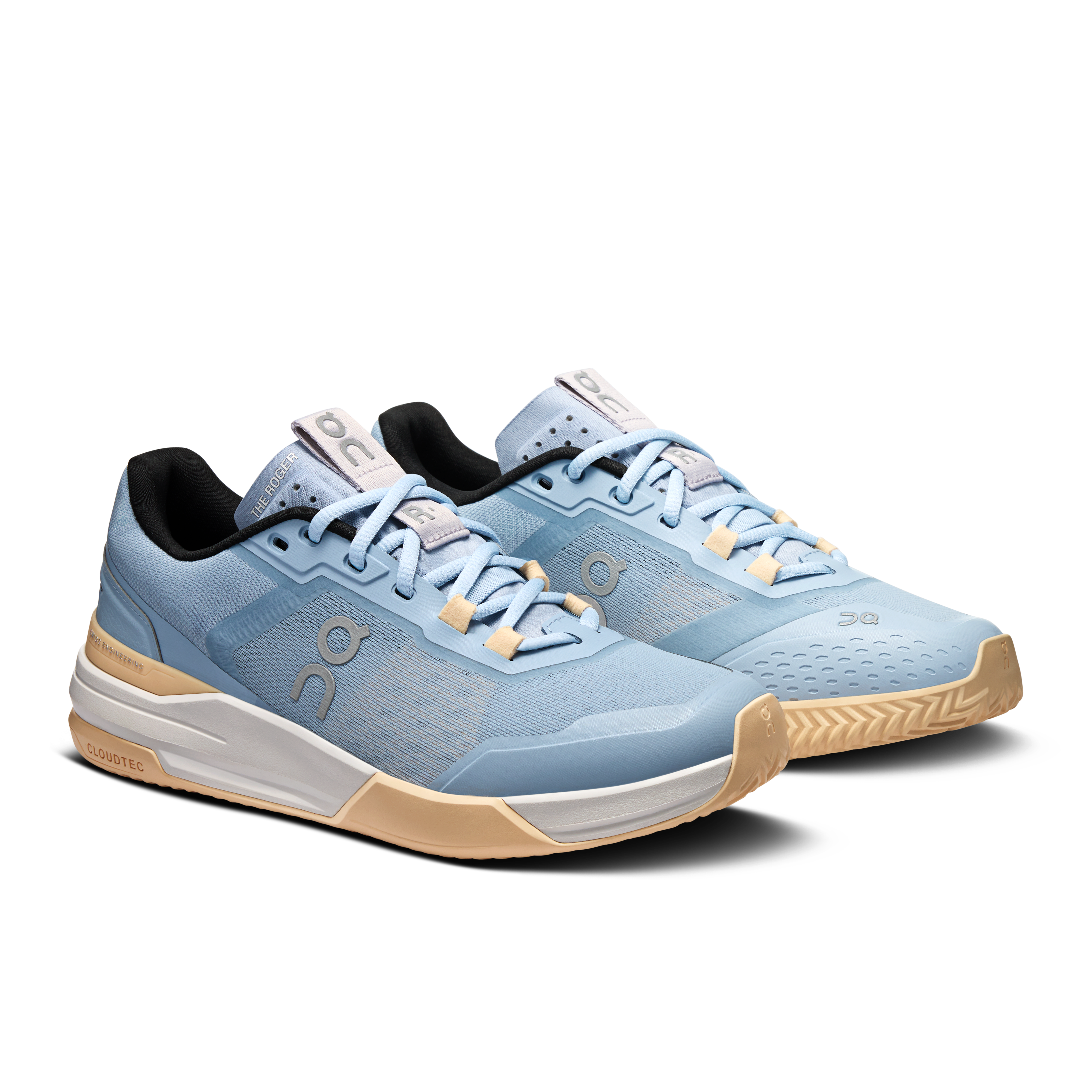 on running the roger advantage pro clay chambray blon runningde (women's)