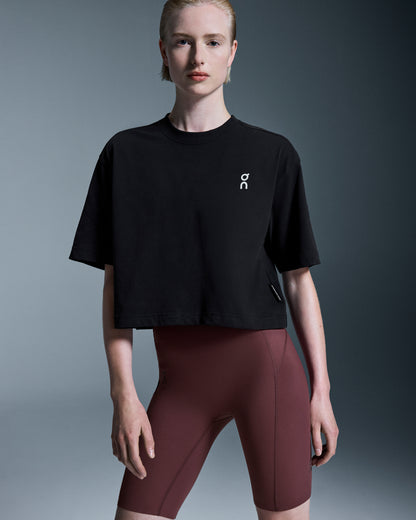 On Club Boxy-T Black (Women'S)