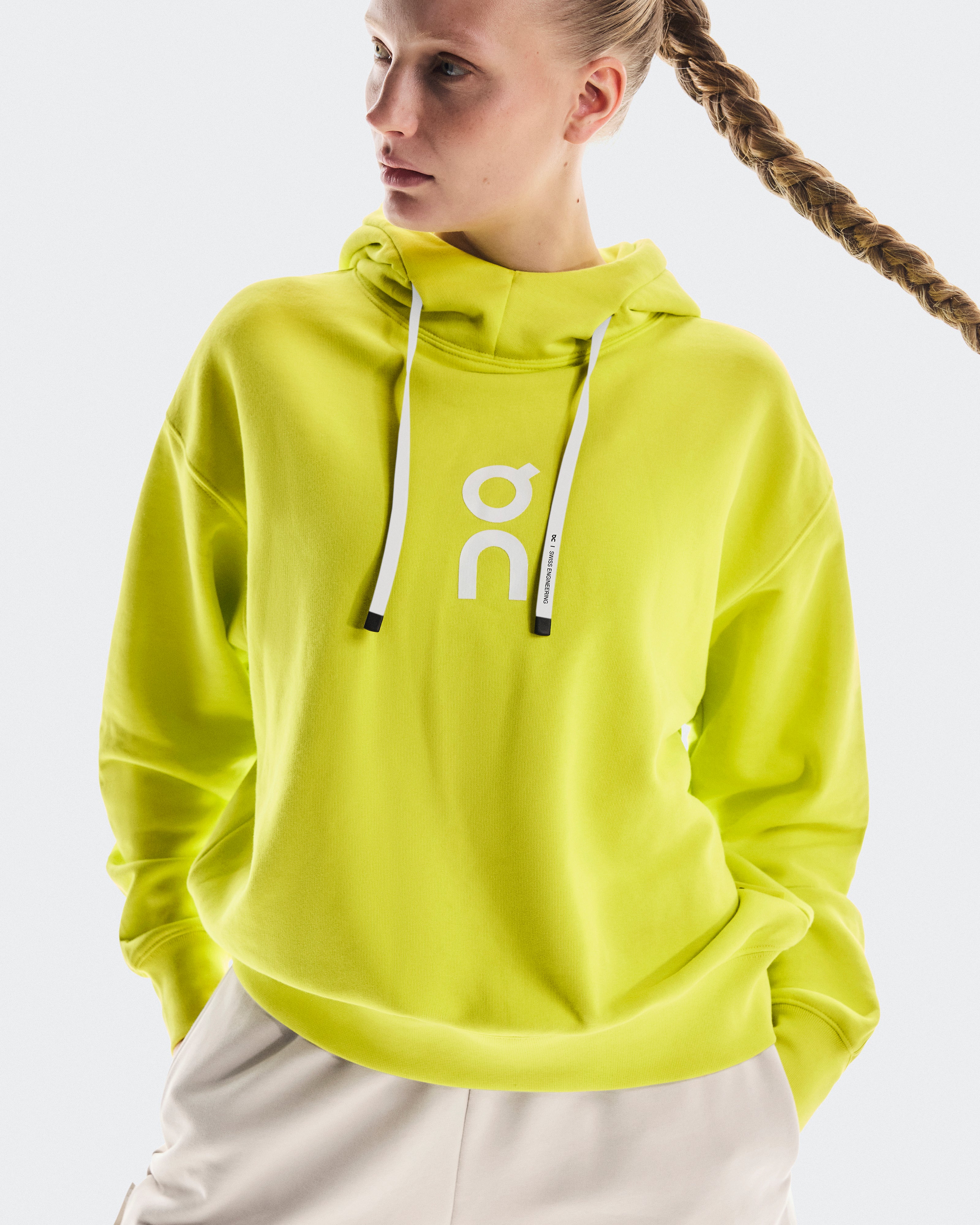 On Club Hoodie Lime (Women's)