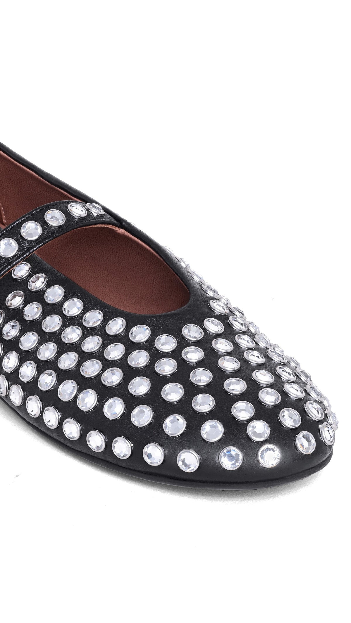 Alaïa Strass Lambskin Ballet Flats