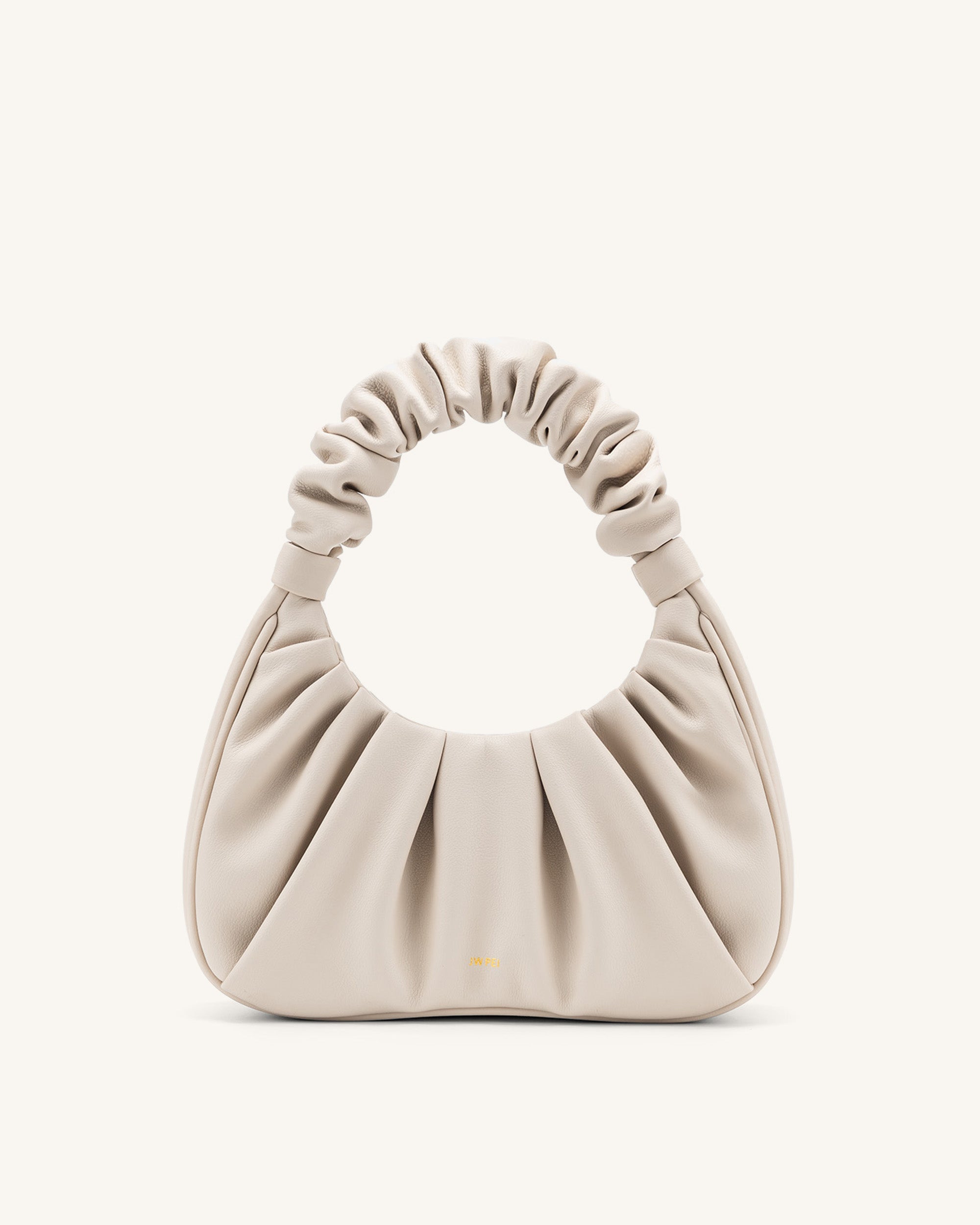 Jw Pei Gabbi Ruched Hobo Handbag Ivory