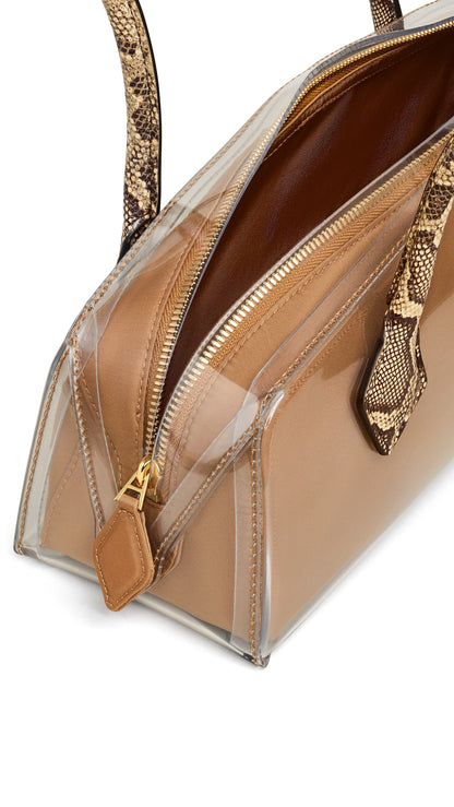 Alaïa Le Teckel Medium Bag In Polyurethane And Ayers Leather
