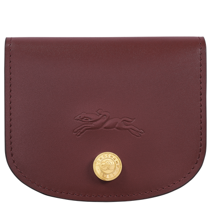 Longchamp Épure Card holder Burgundy