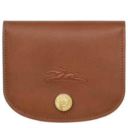 Longchamp Épure Card holder Cognac