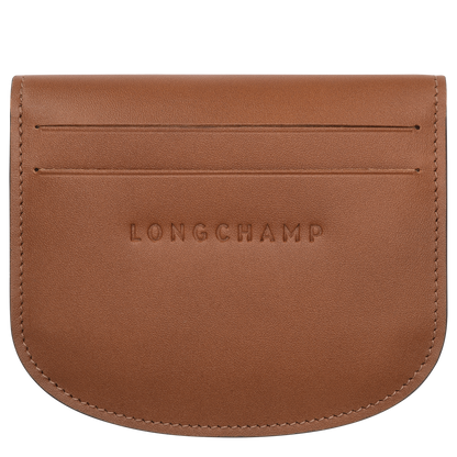 Longchamp Épure Card holder Cognac
