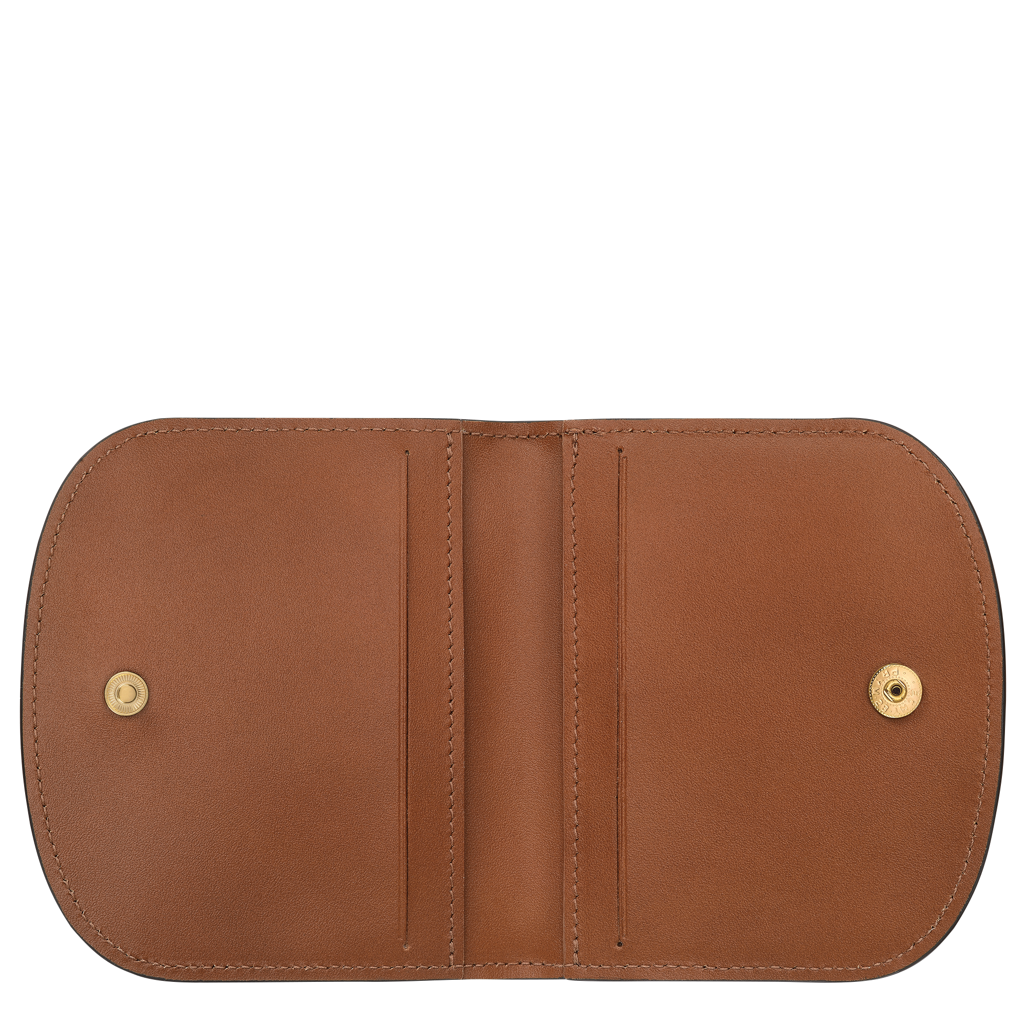 Longchamp Épure Card holder Cognac