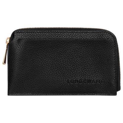 Longchamp Le Foulonné Card holder Black