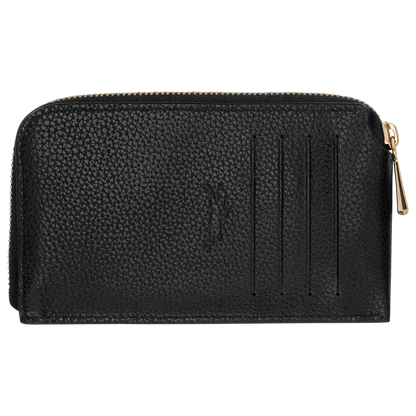 Longchamp Le Foulonné Card holder Black