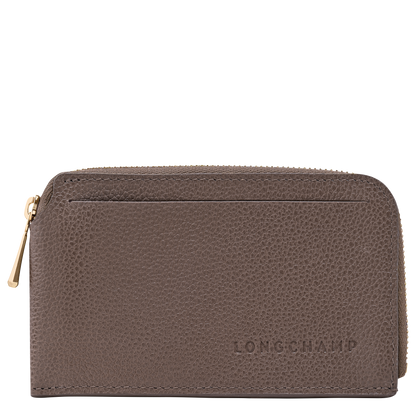 Longchamp Le Foulonné Card holder Taupe