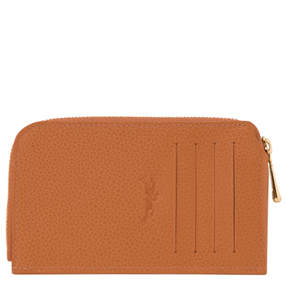 Longchamp Le Foulonné Card holder Amber