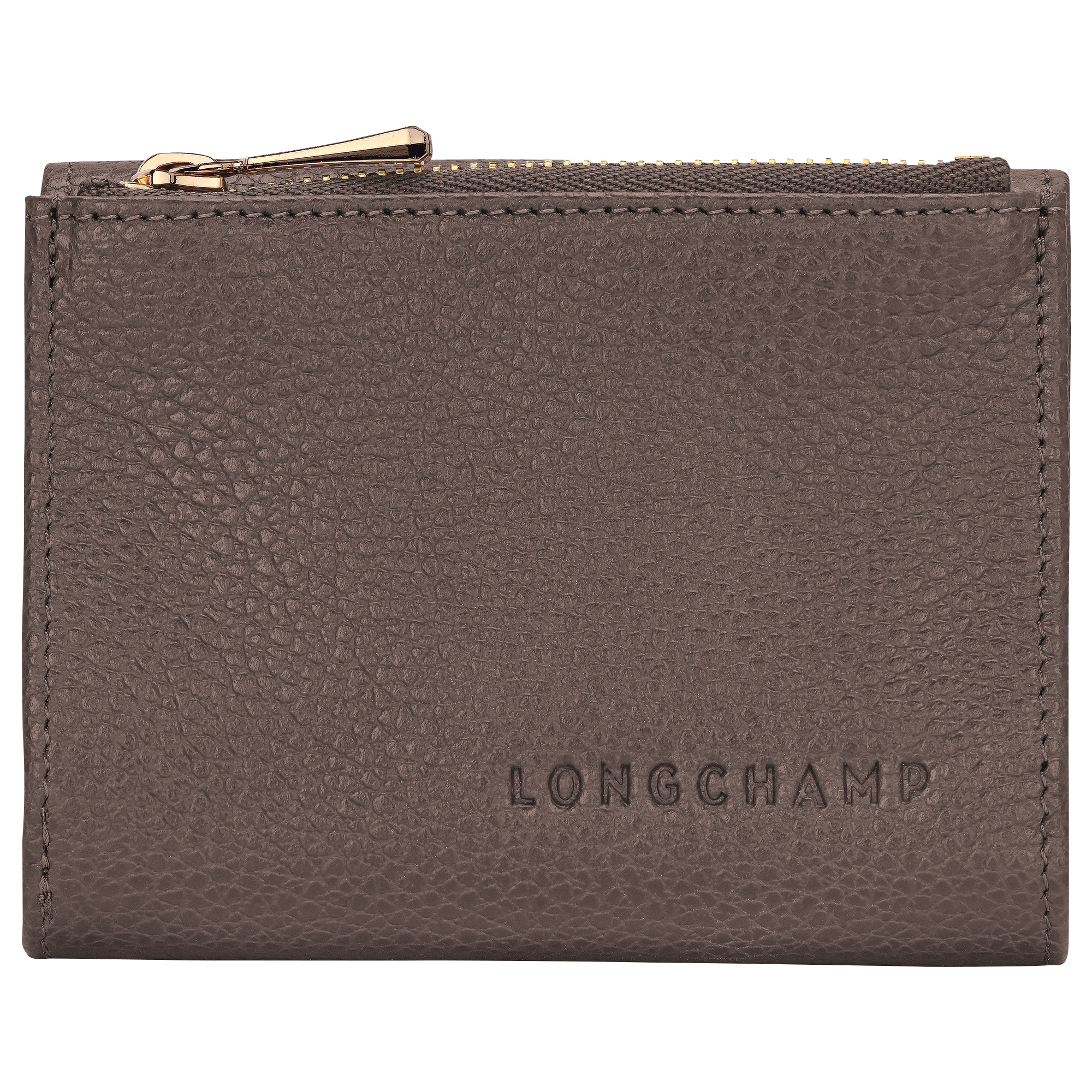 Longchamp Le Foulonné Compact wallet Taupe