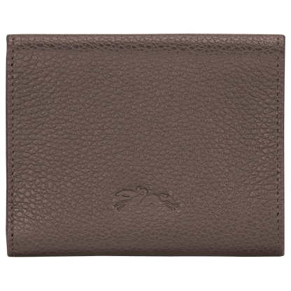 Longchamp Le Foulonné Compact wallet Taupe