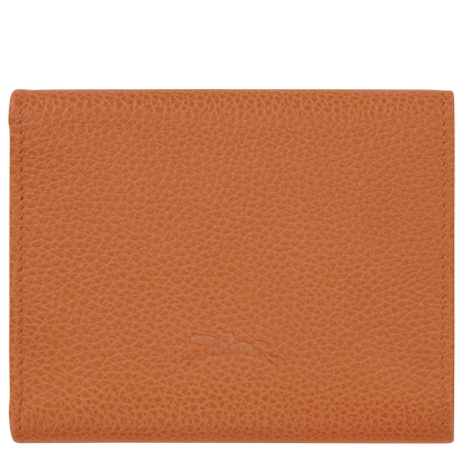 Longchamp Le Foulonné Compact wallet Amber
