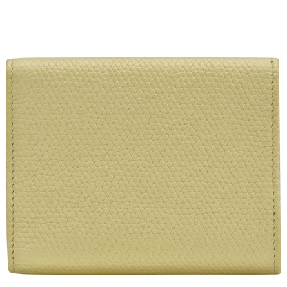 Longchamp Le Roseau Compact wallet Pistachio
