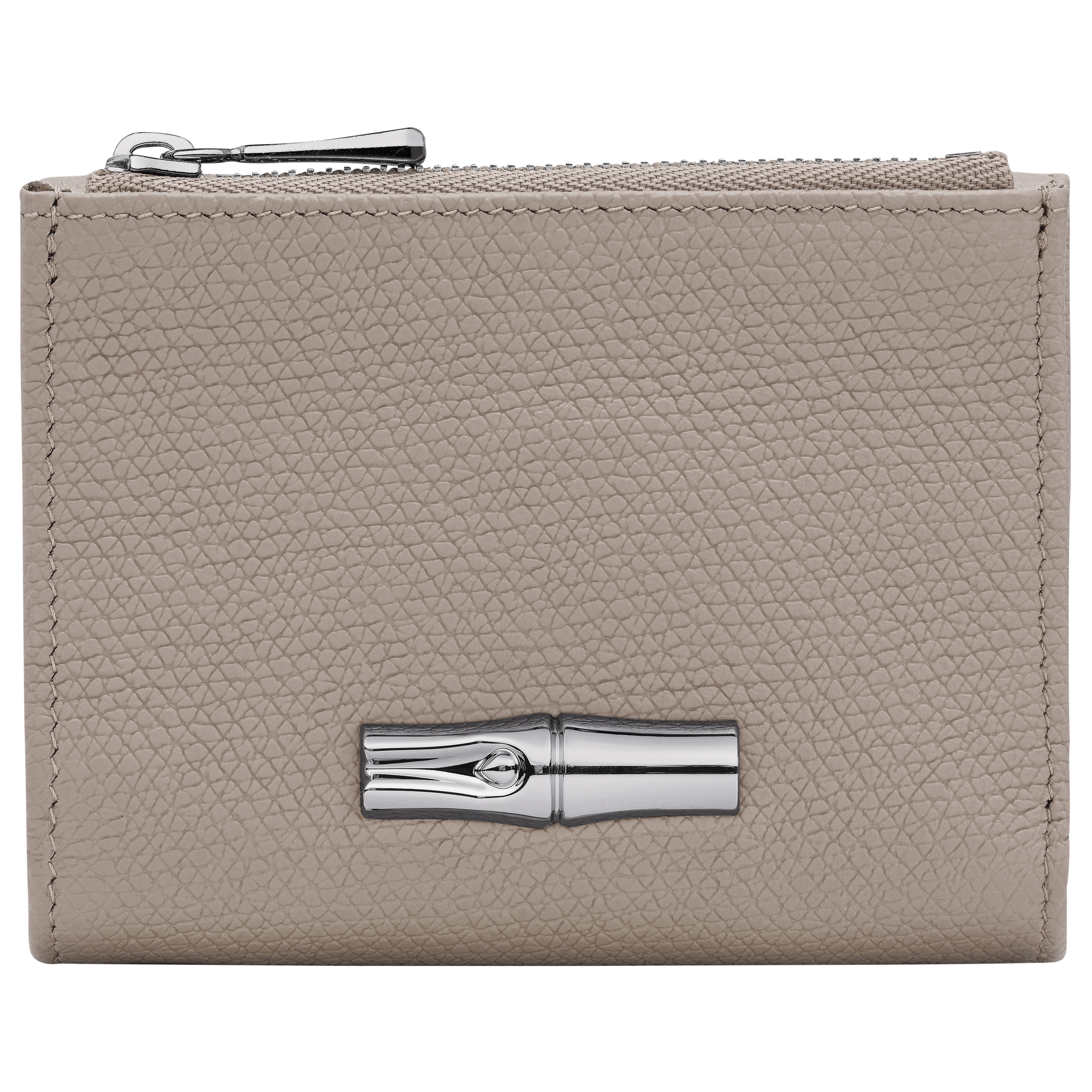 Longchamp Le Roseau Compact wallet Clay