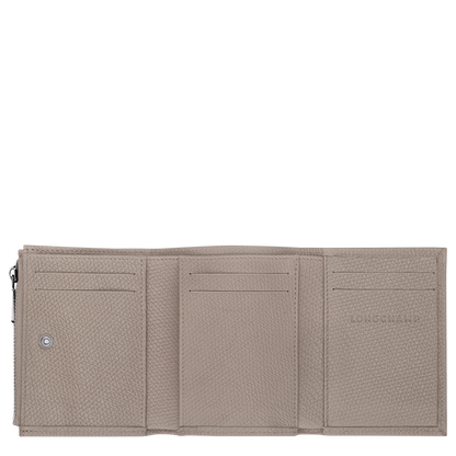 Longchamp Le Roseau Compact wallet Clay